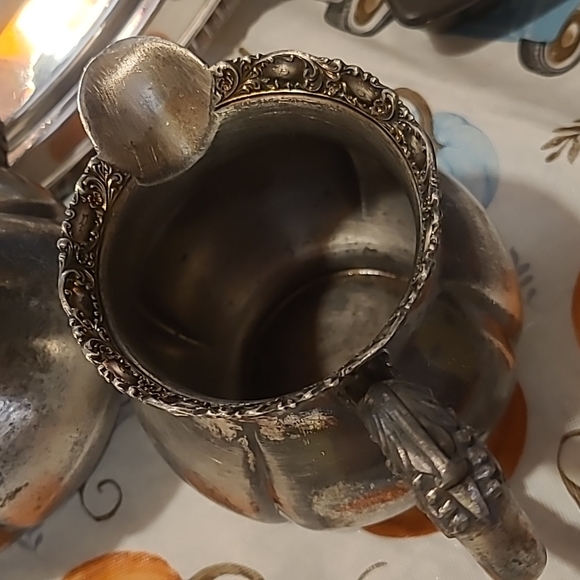 Forbes Silver Company, sugar and creamer, quadruple 183 - Picture 5 of 10